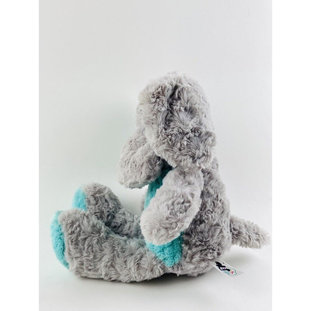 Spark Create Imagine Elephant Plush Stuffed Animal Toy Rattles & Ears Crinkle - Picture 4 of 7